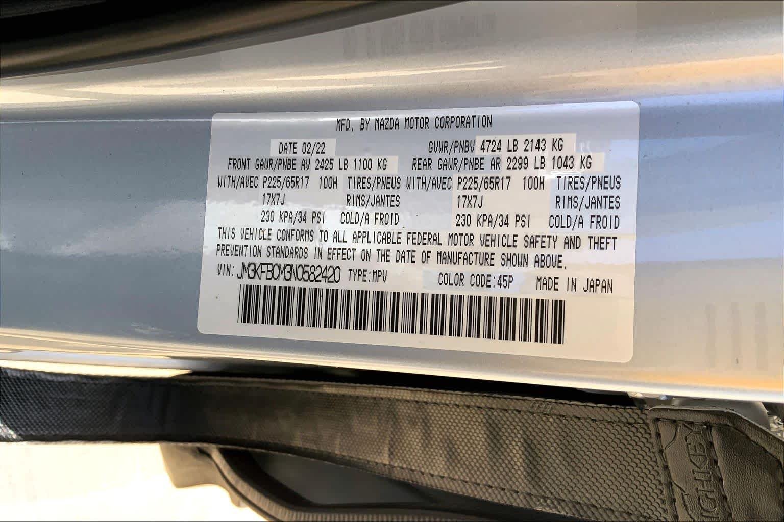 Used 2022 Sonic Silver Metallic Mazda 2.5 S Preferred Package image 34