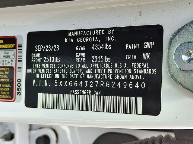 Certified Used 2024 White Kia GT-Line image 28