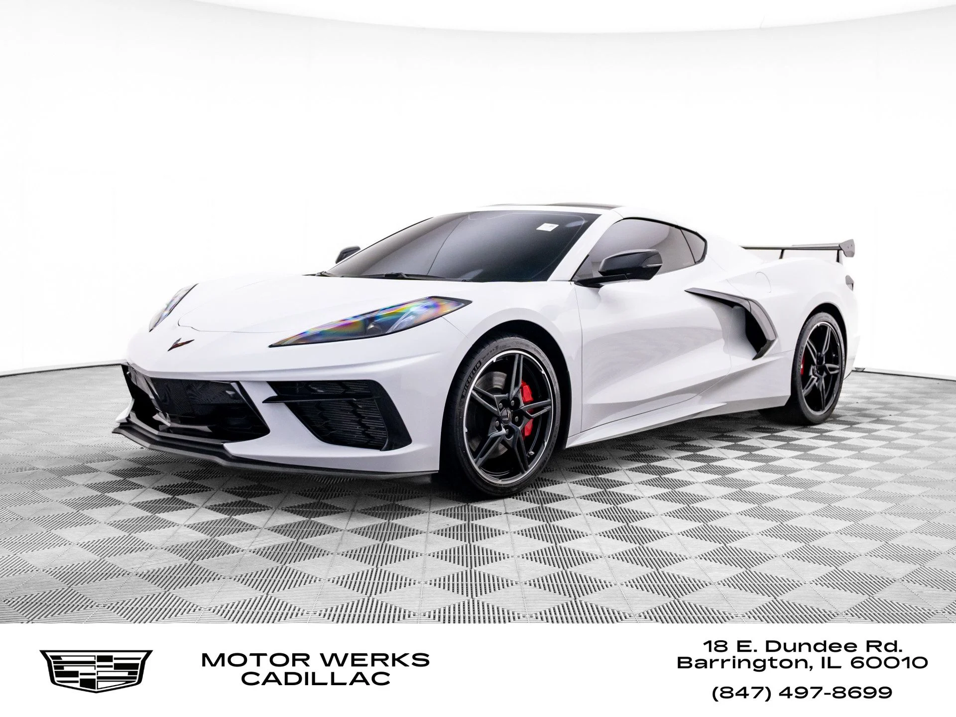 Used 2020 White Chevrolet Stingray image 1