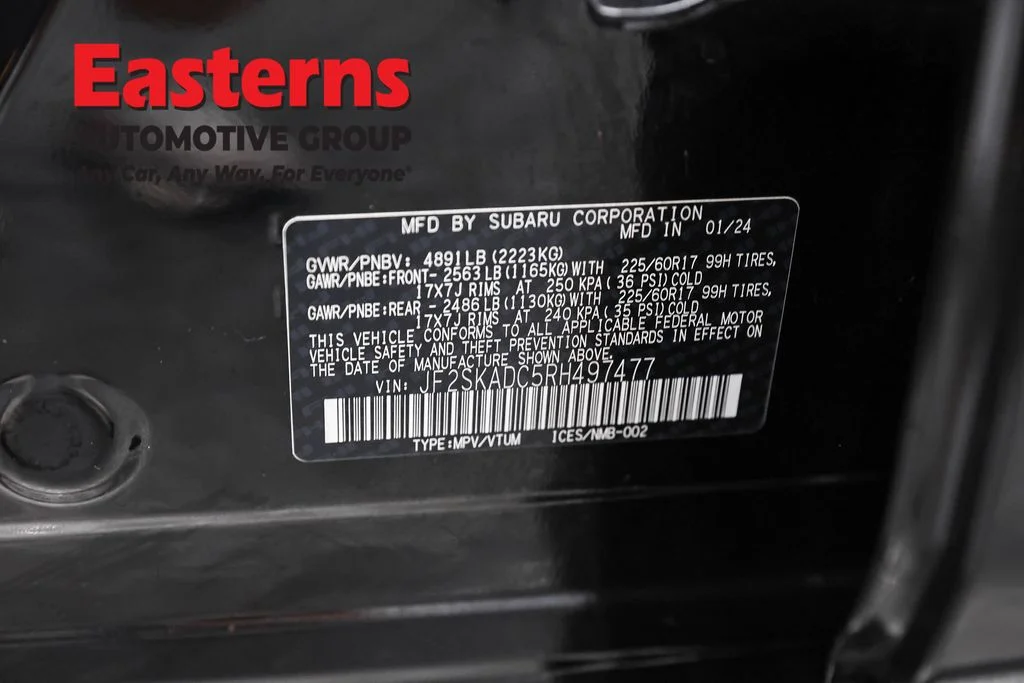 Used 2024 Black Subaru Premium image 40