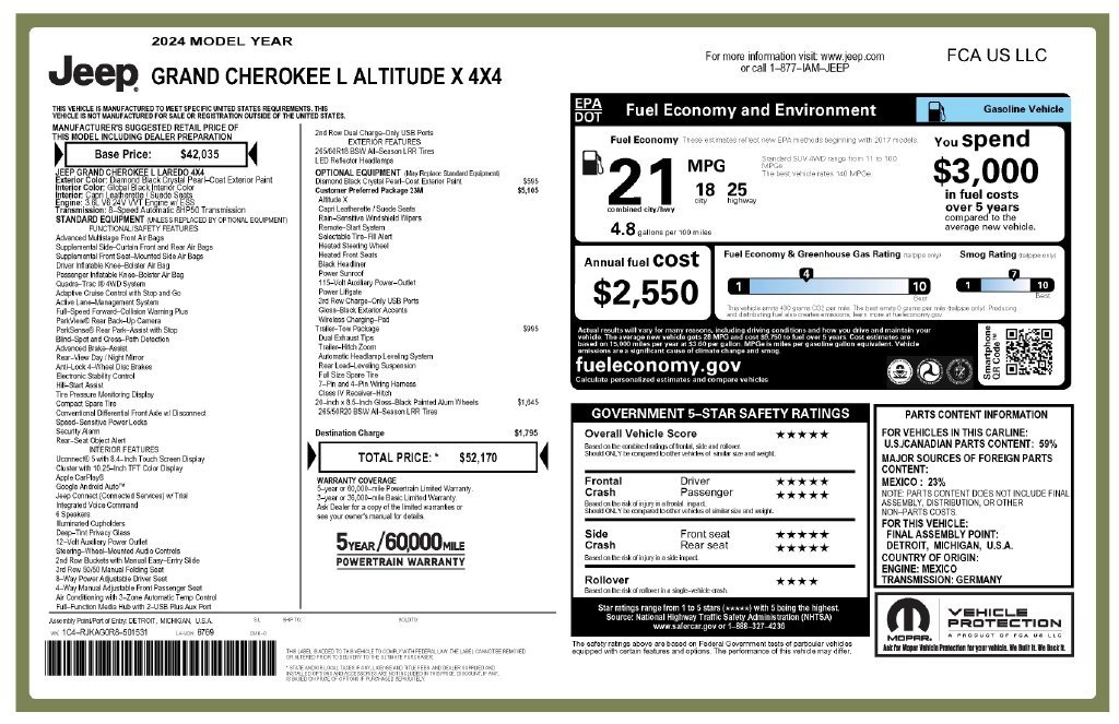 Used 2024 Black Jeep Altitude X image 4