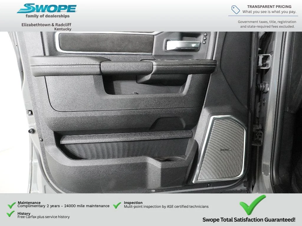 New 2026 Ceramic Gray Clear-Coat Exterior Paint RAM Laramie image 13