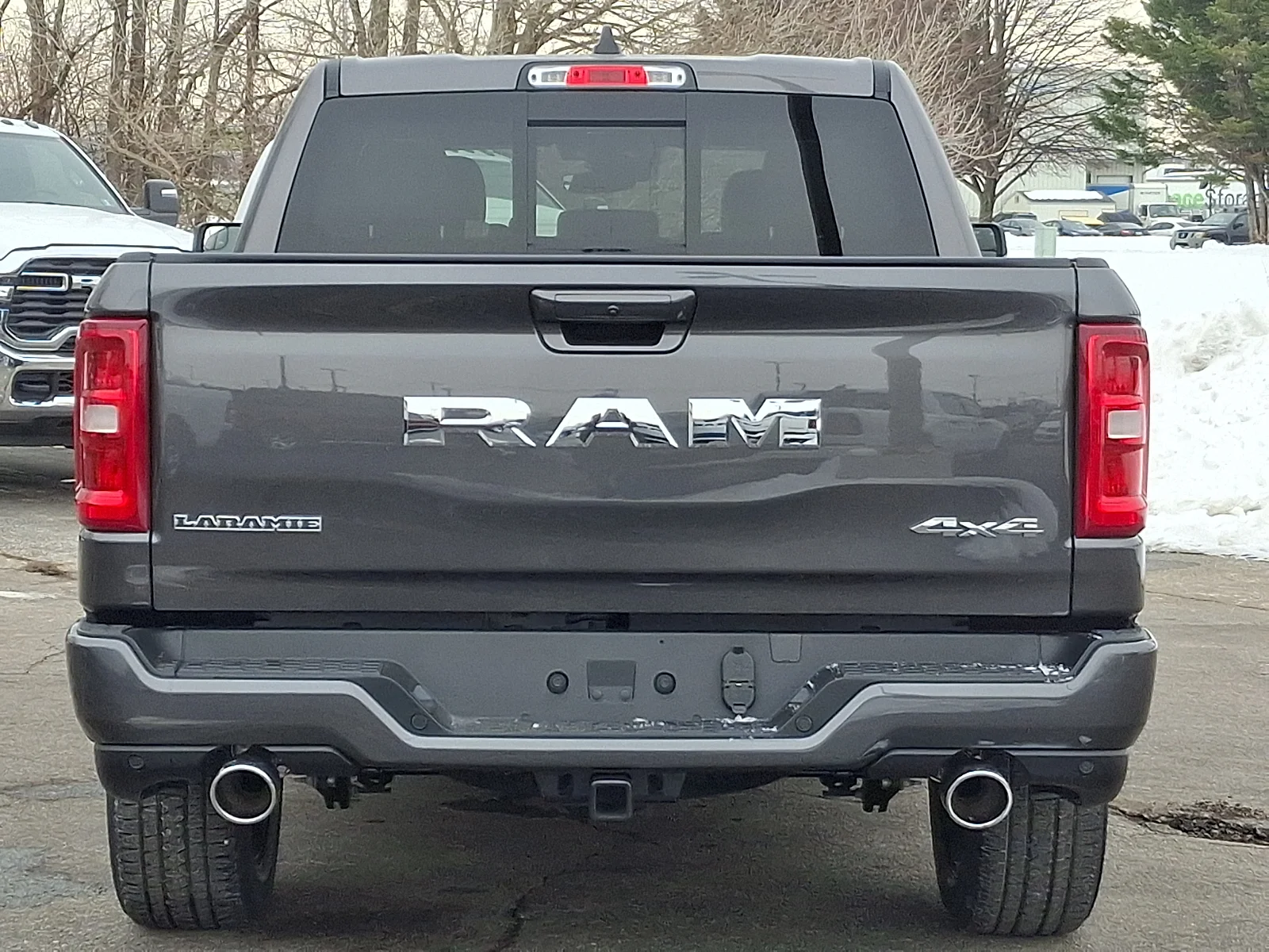 New 2026 Granite Crystal Metallic Clear-Coat Exterior Paint RAM Laramie image 6
