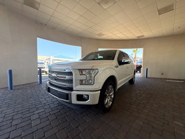 Used 2016 White Platinum Clearcoat Metallic Ford Platinum image 1
