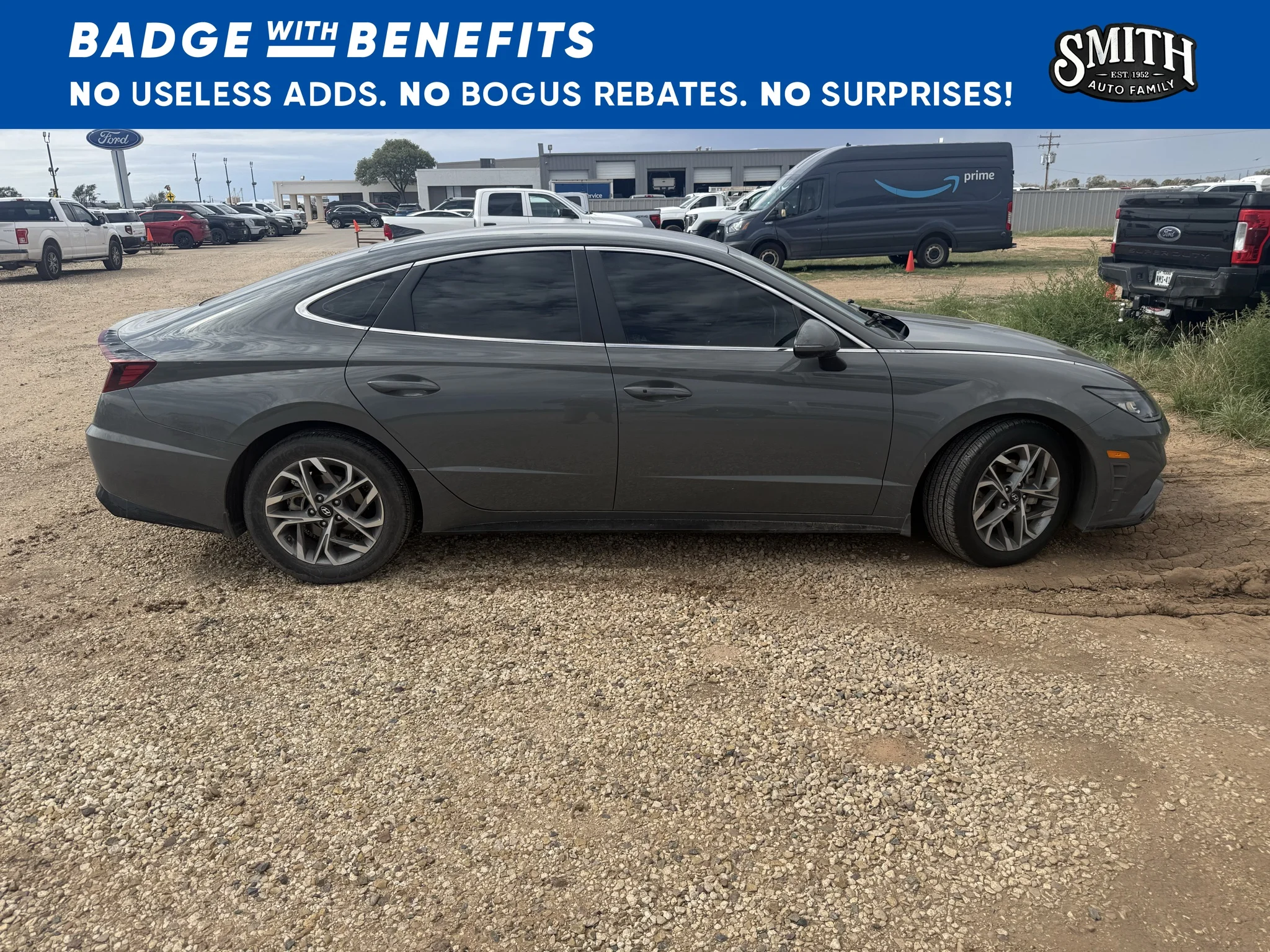 Used 2020 Hampton Gray Hyundai SEL image 3