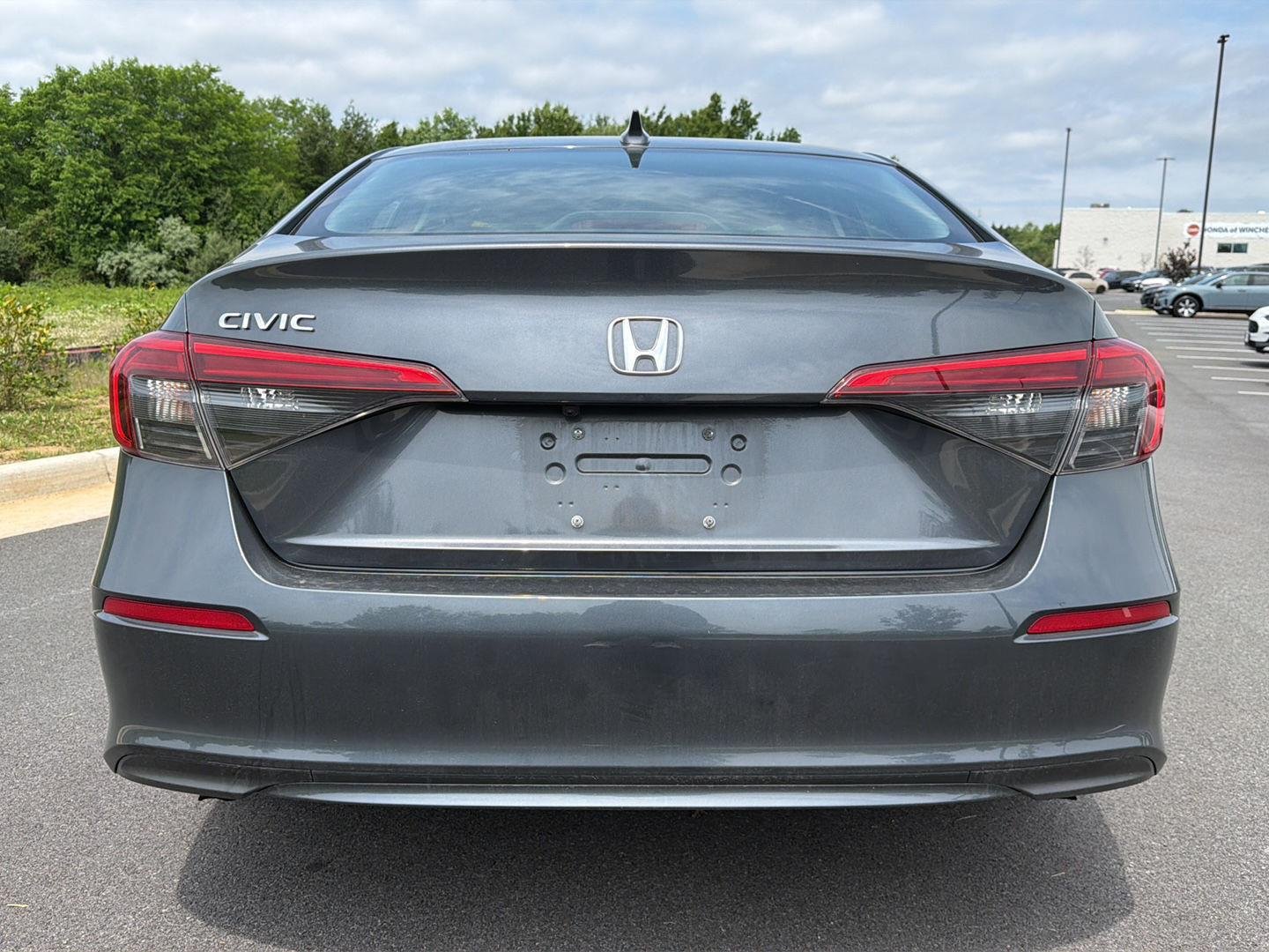 Used 2024 Meteorite Gray Metallic Honda EX image 2