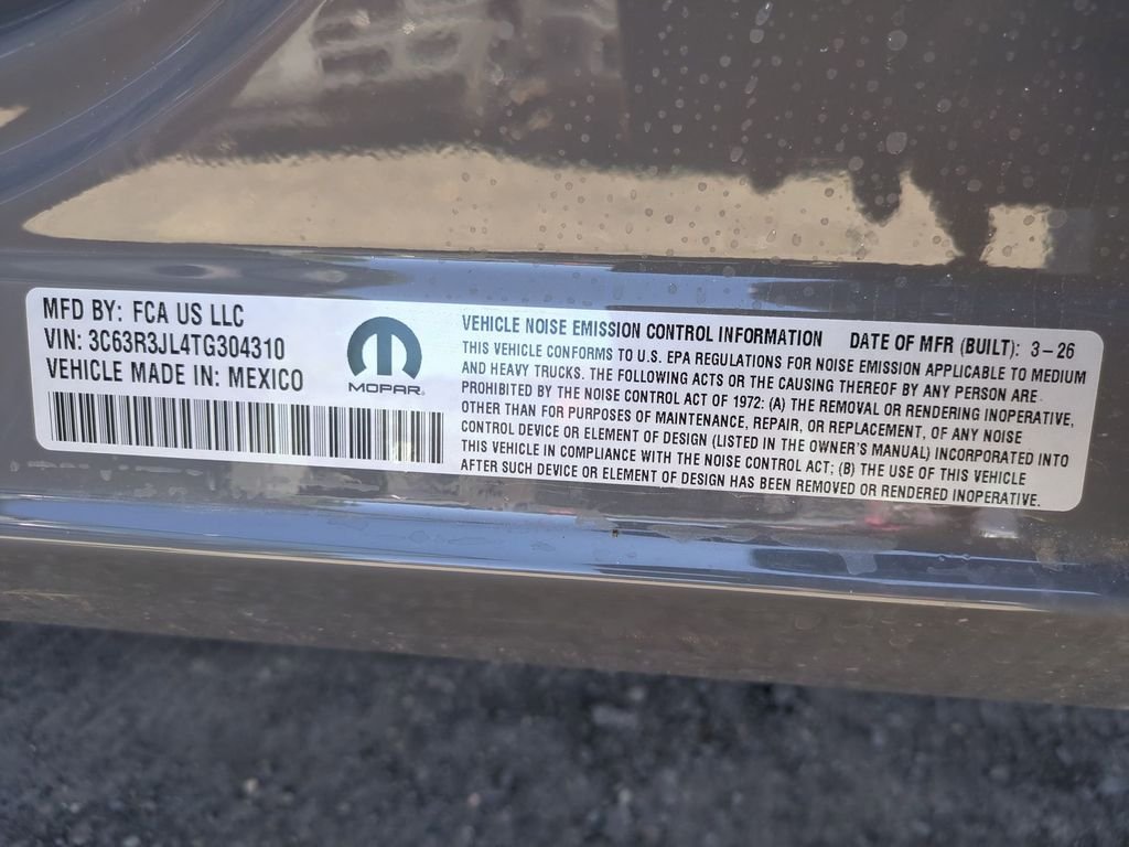 New 2026 Ceramic Gray Clear-Coat Exterior Paint RAM Laramie image 29