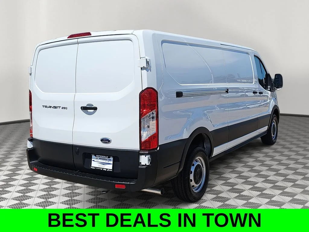 New 2025 Oxford White Ford Cargo Van image 3