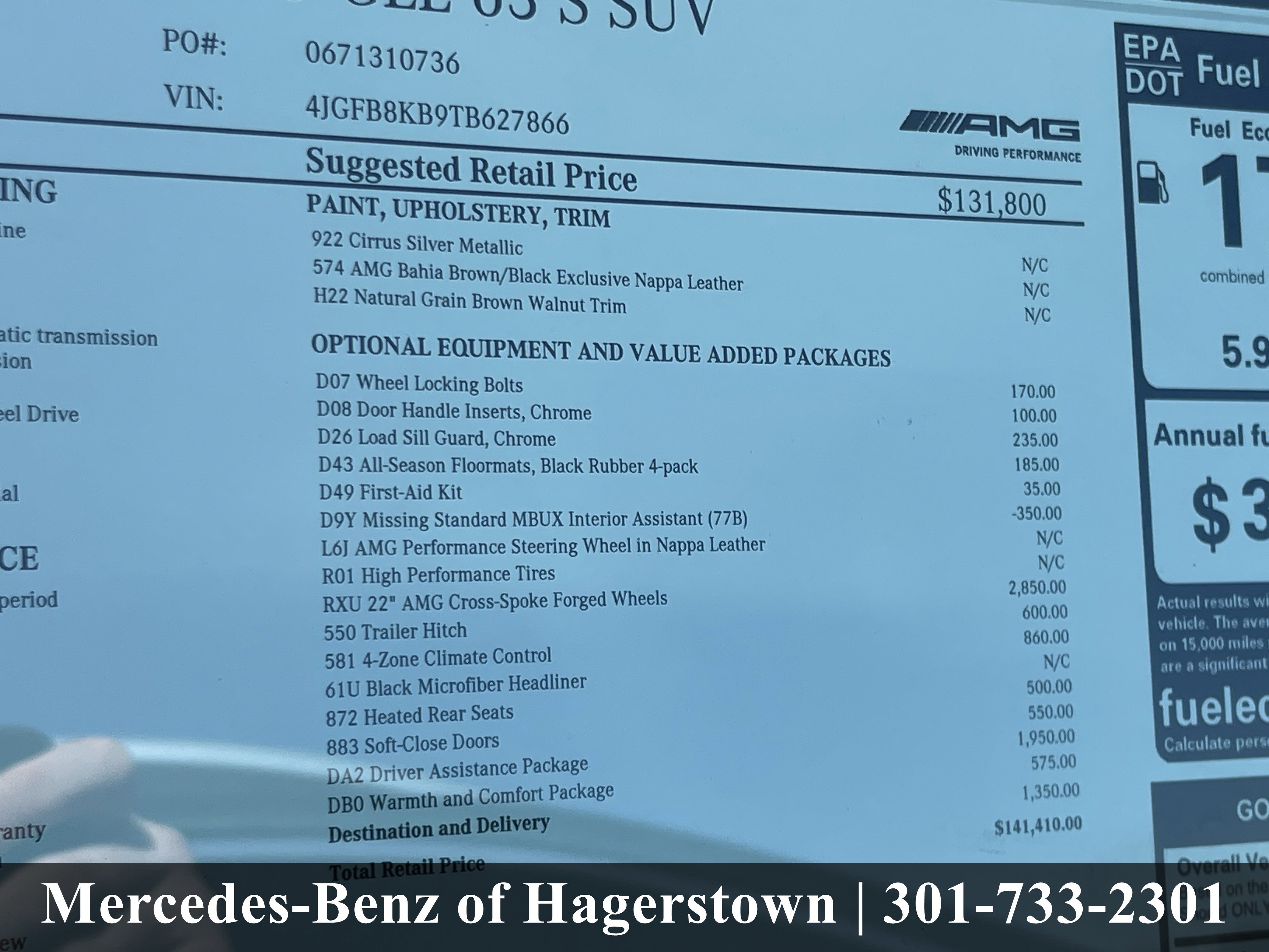 New 2026 Cirrus Silver Metallic Mercedes-Benz AMG® GLE 63 S 4MATIC+ SUV image 11