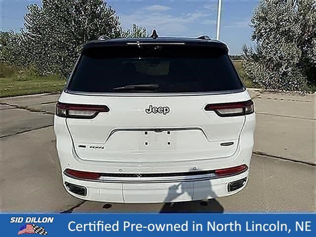 Used 2022 Bright White Clear Coat Jeep Summit Reserve image 5