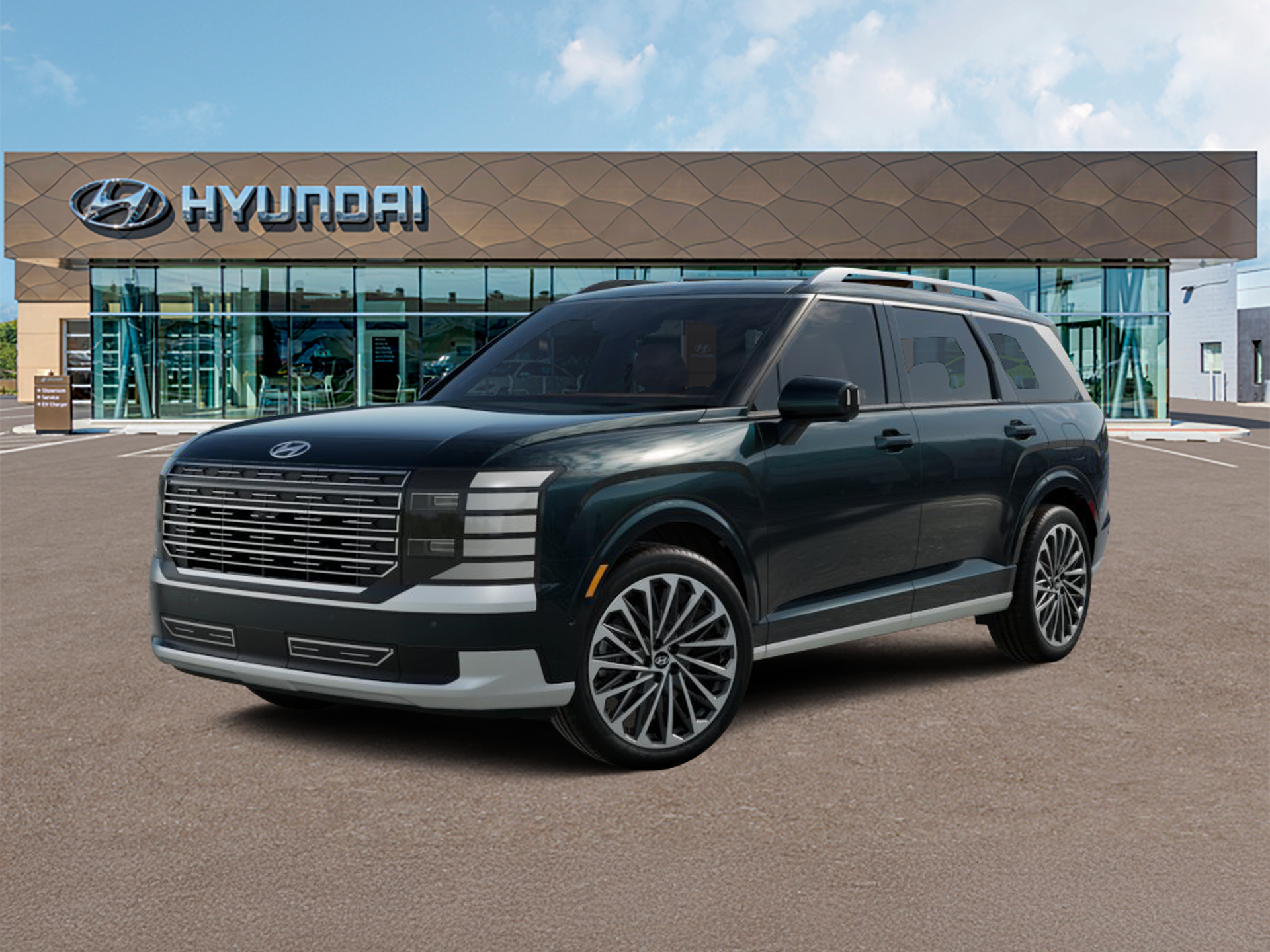 New 2027 Robust Emerald Pearl Hyundai Calligraphy FWD image 2