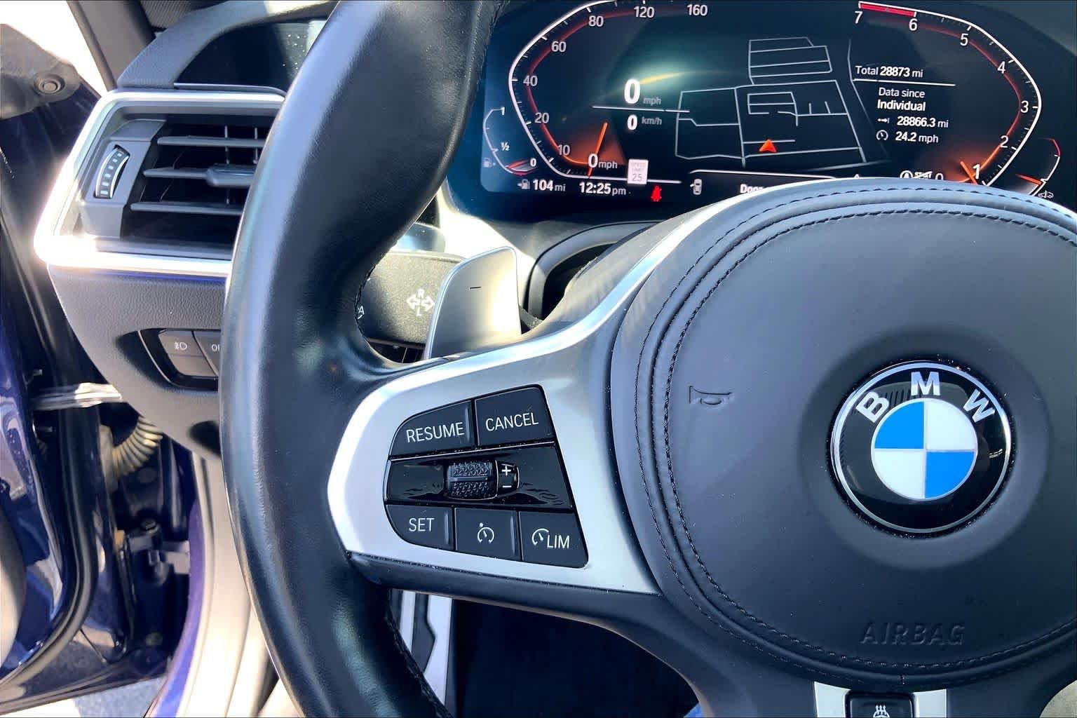 Certified Used 2022 Tanzanite Blue II Metallic BMW 430i xDrive image 20
