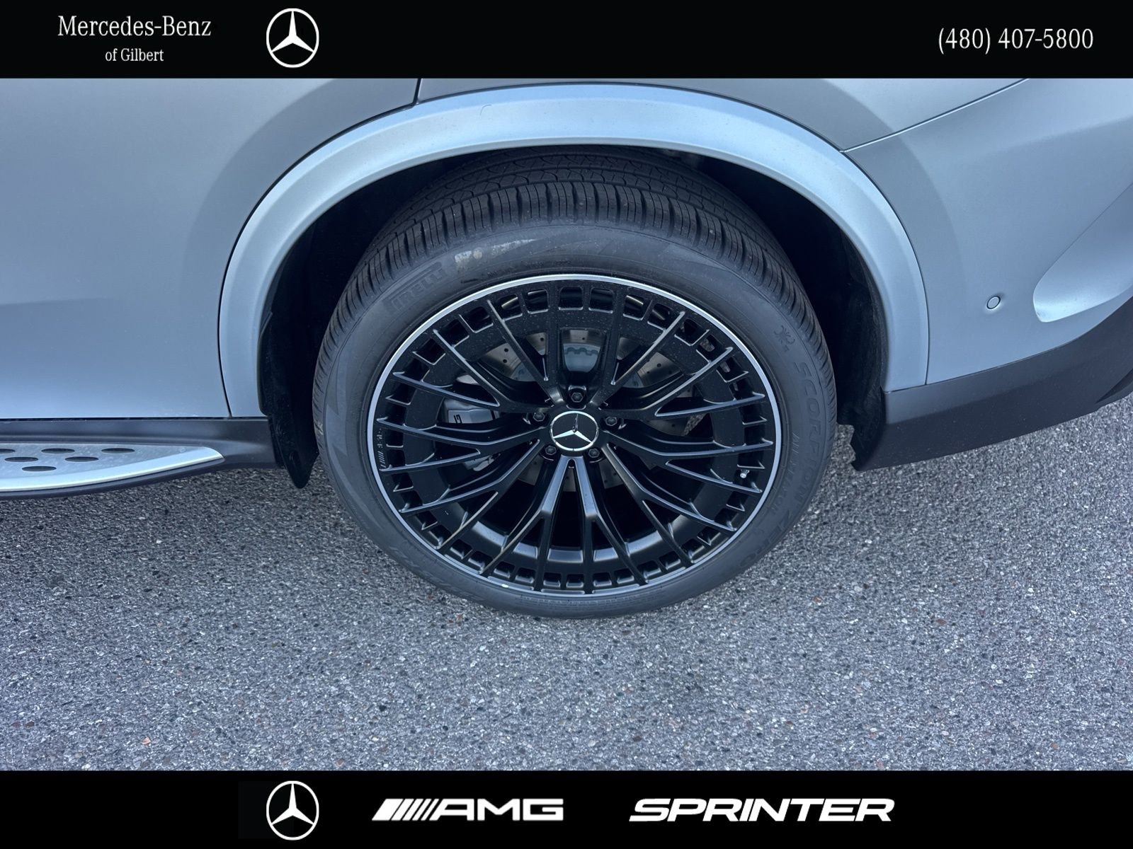 New 2026 MANUFAKTUR Cirrus Silver Magno Mercedes-Benz GLC 43 AMG® COUPE image 8