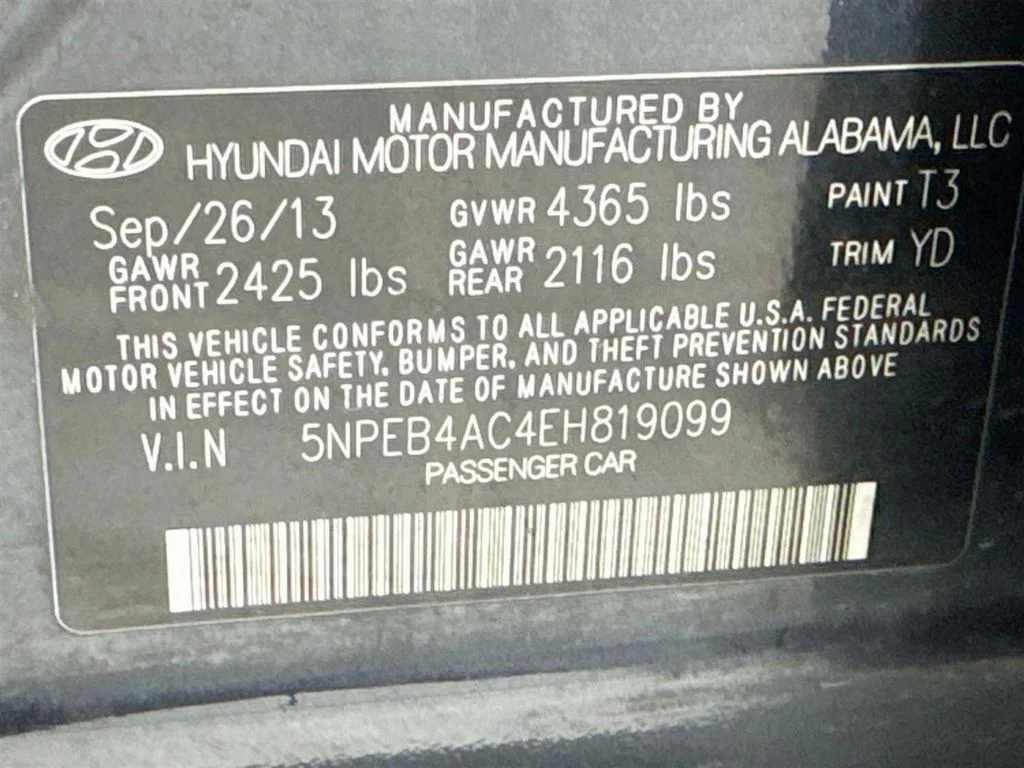 Used 2014 Blue Hyundai GLS image 37