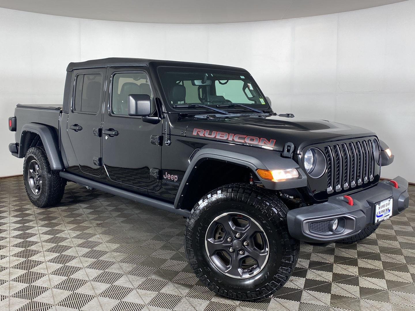 Used 2022 Black Clearcoat Jeep Rubicon image 1