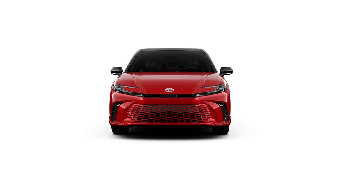 New 2026 Supersonic Red with Midnight Black Metallic roof Toyota XSE image 39