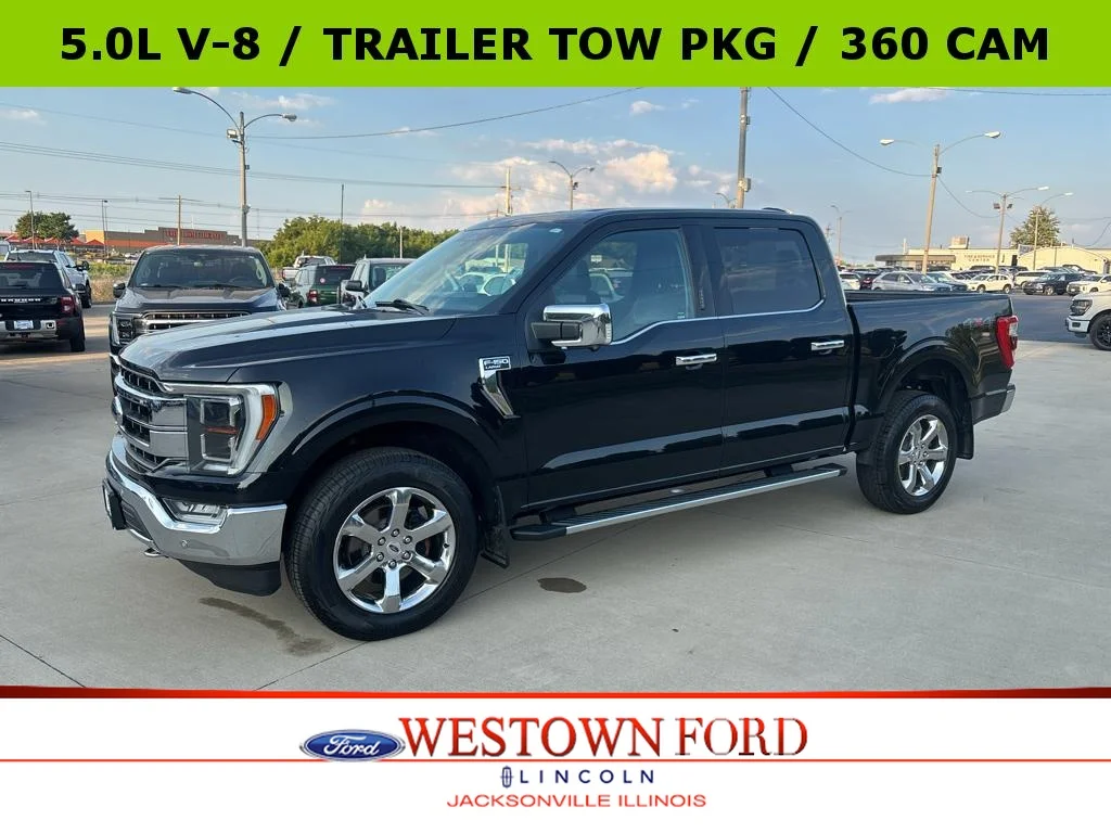 Used 2023 Agate Black Metallic Ford LARIAT image 1