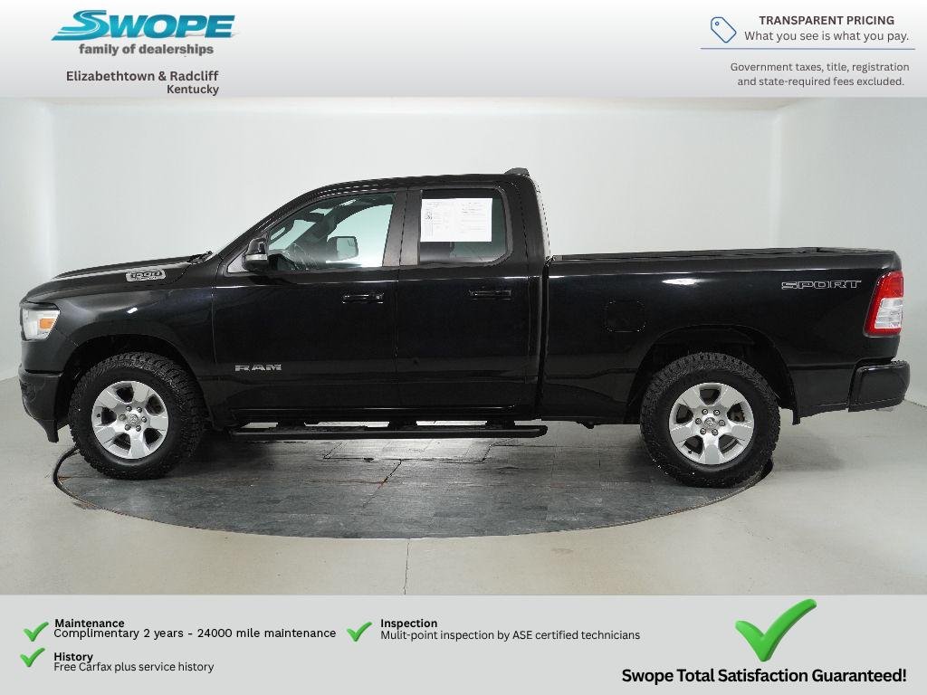 Used 2021 Diamond Black Crystal Pearlcoat Ram Big Horn image 6