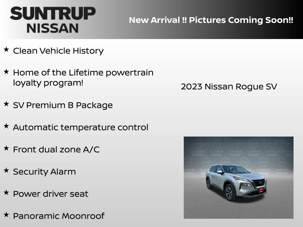 Certified Used 2023 Silver Nissan SV image 6