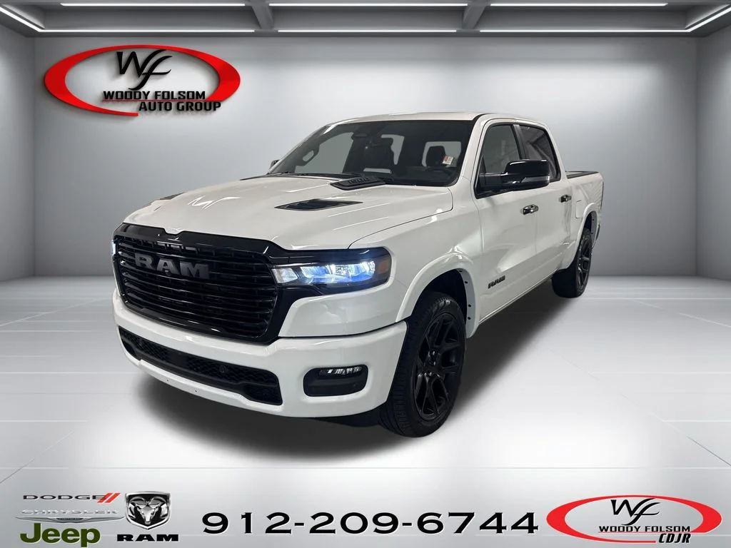 New 2026 Bright White Clear-Coat Exterior Paint RAM Laramie image 1