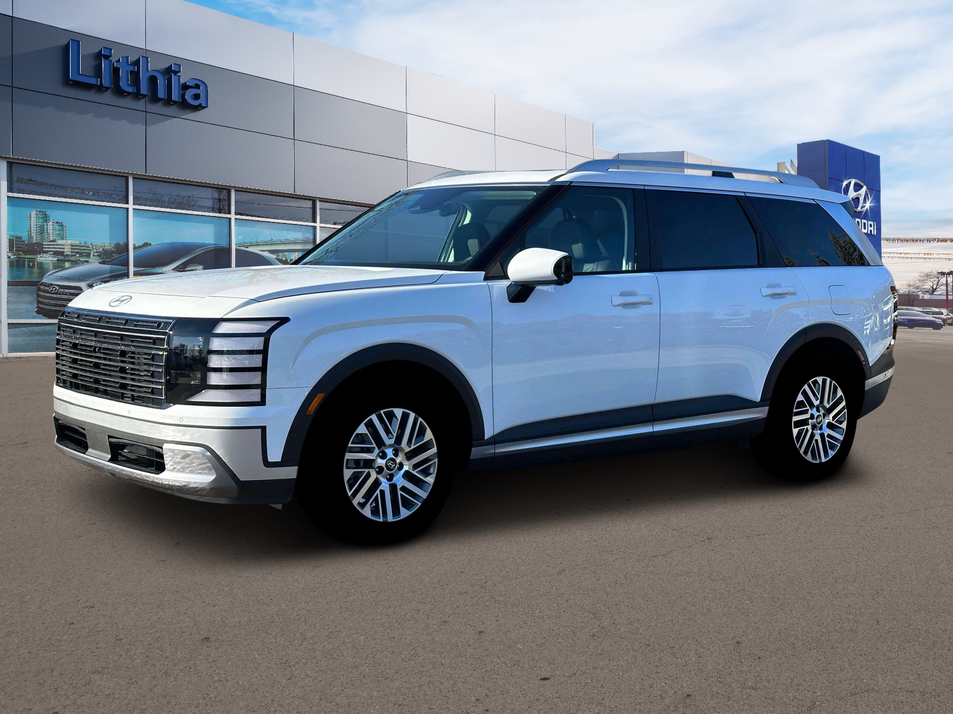 New 2026 Creamy White Pearl Hyundai SEL Premium AWD image 2