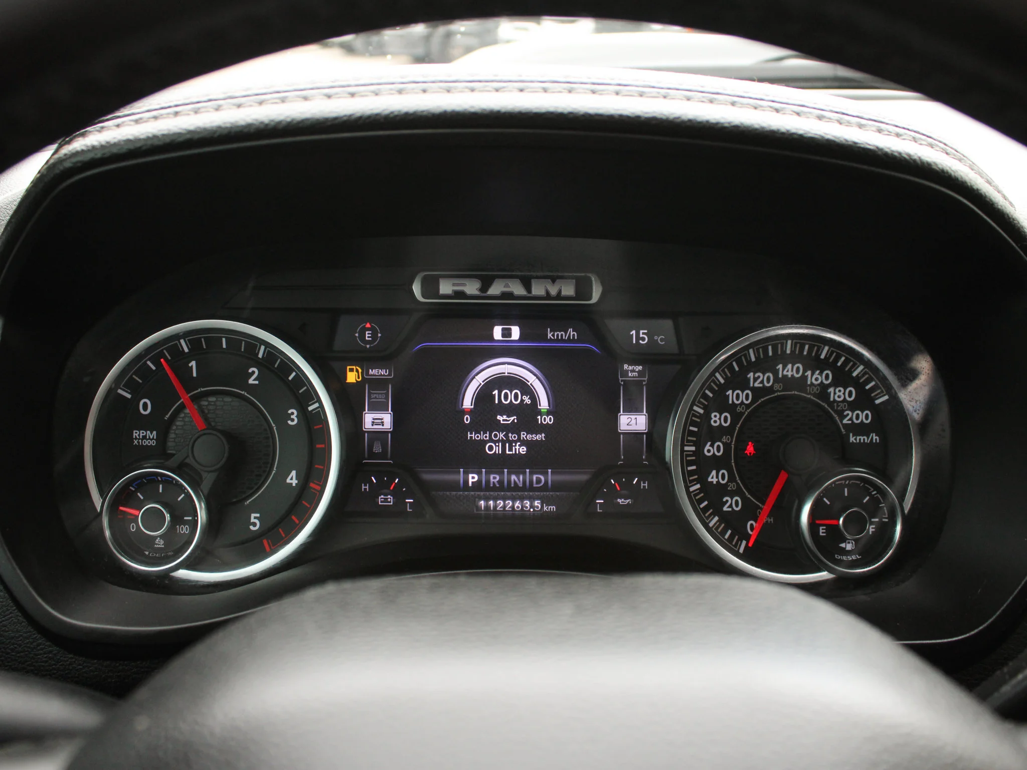 Certified Used 2023 Black RAM Laramie * One Owner | 5th Wheel & Gooseneck | Rear Air Suspension | Diesel | Apple CarPlay | Sunroof image 6
