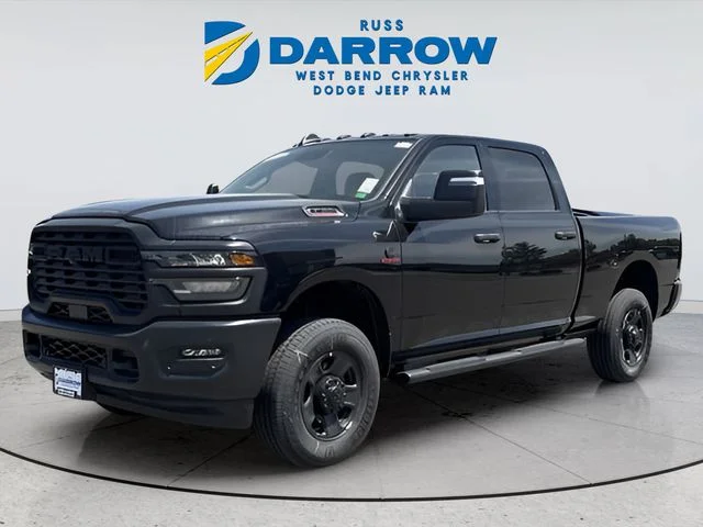 New 2026 Diamond Black Crystal Pearl-Coat Exterior Paint RAM Tradesman image 1