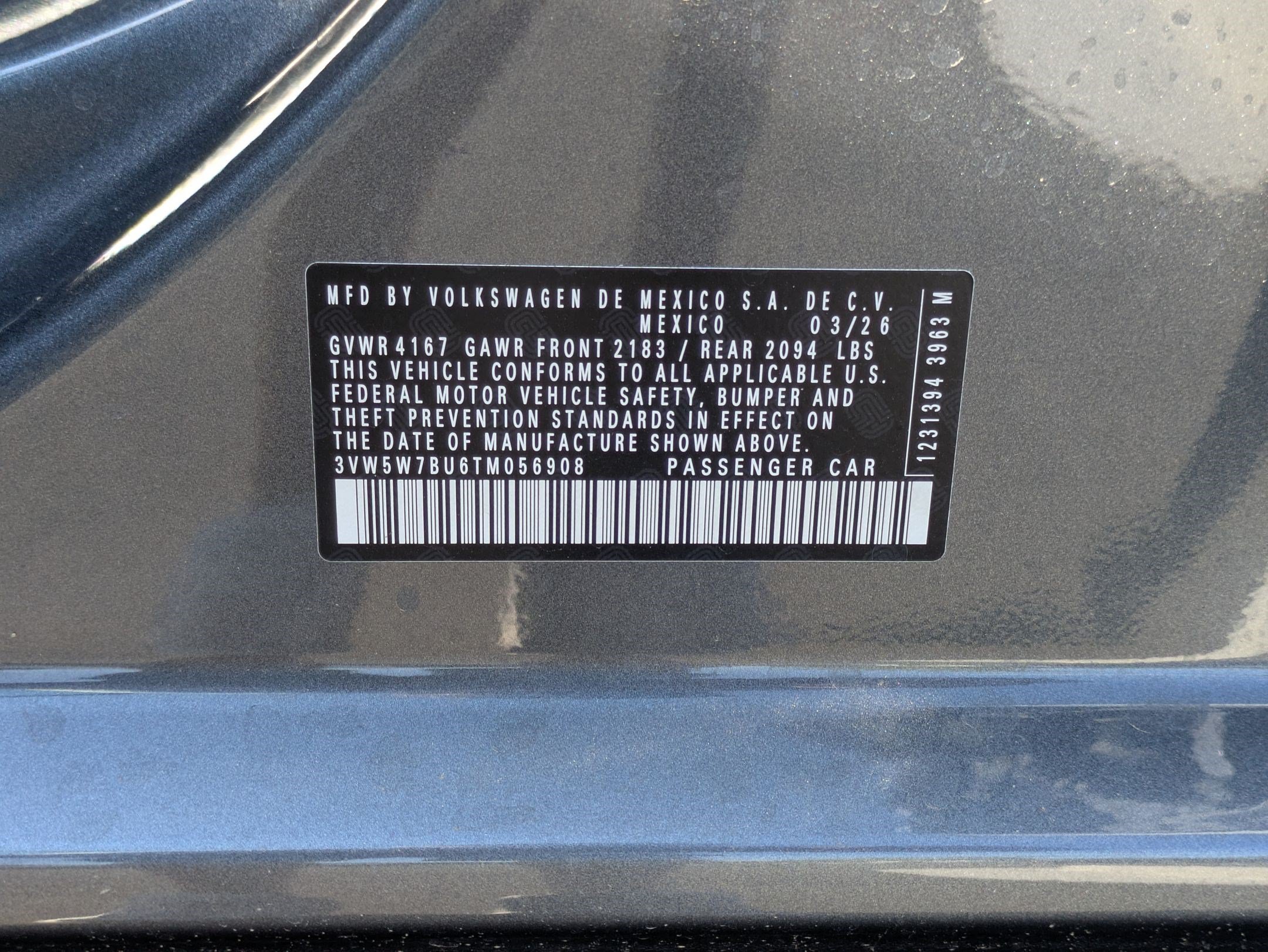 New 2026 Gray Volkswagen S image 16