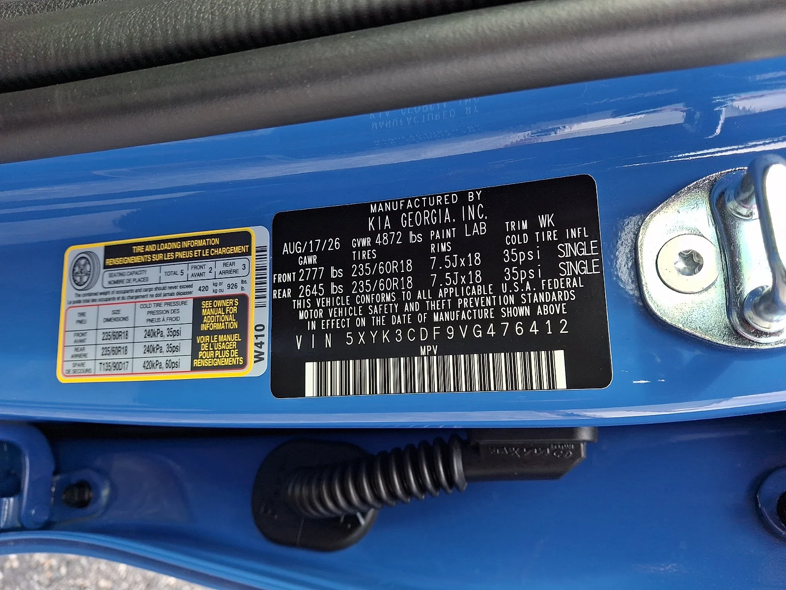 New 2027 Blue Kia EX image 21