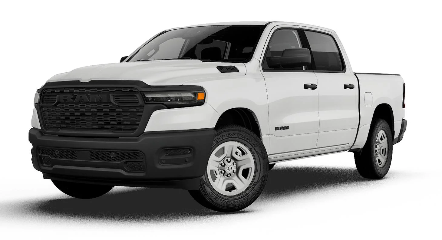 New 2027 Bright White Clear-Coat Exterior Paint RAM Tradesman image 1