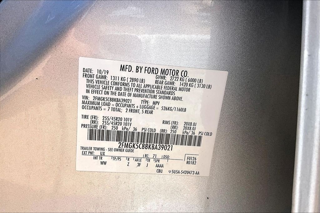 Used 2019 Silver Ford SEL image 35