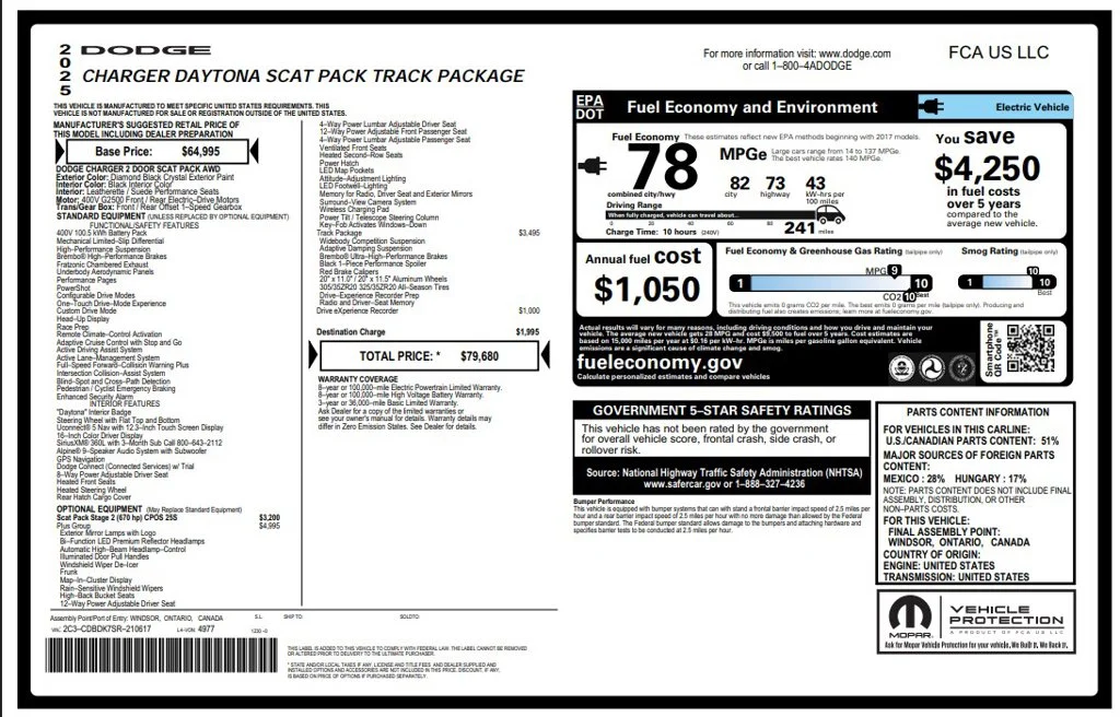 Used 2025 Black Dodge R/T Scat Pack image 4