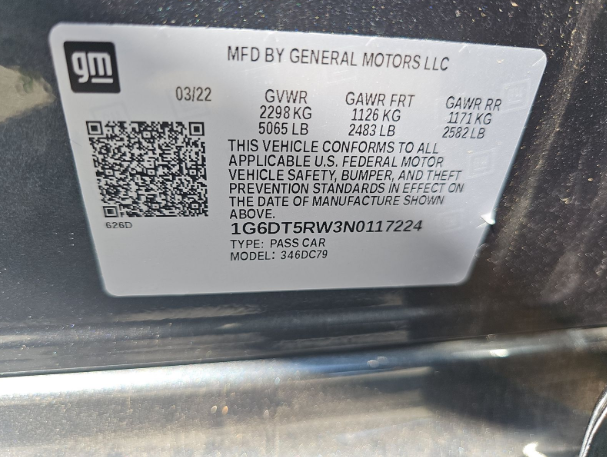 Used 2022 Gray Cadillac Premium Luxury image 6