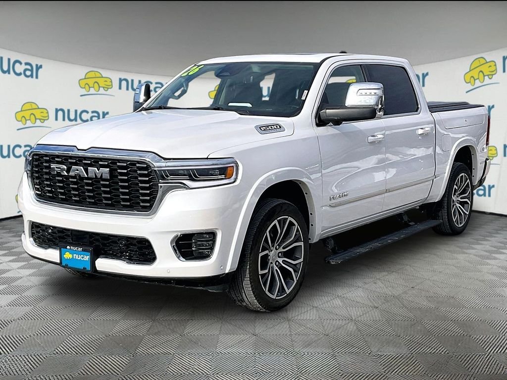 New 2026 Ivory White Tri-Coat Pearlcoat Ram Tungsten image 4