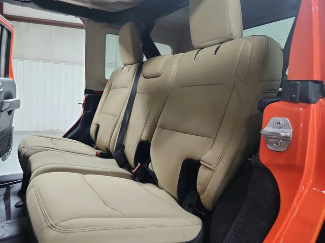 Used 2018 Orange Jeep Unlimited Sahara image 40
