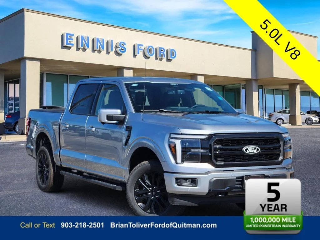 New 2026 Iconic Silver Metallic Ford Lariat® image 1