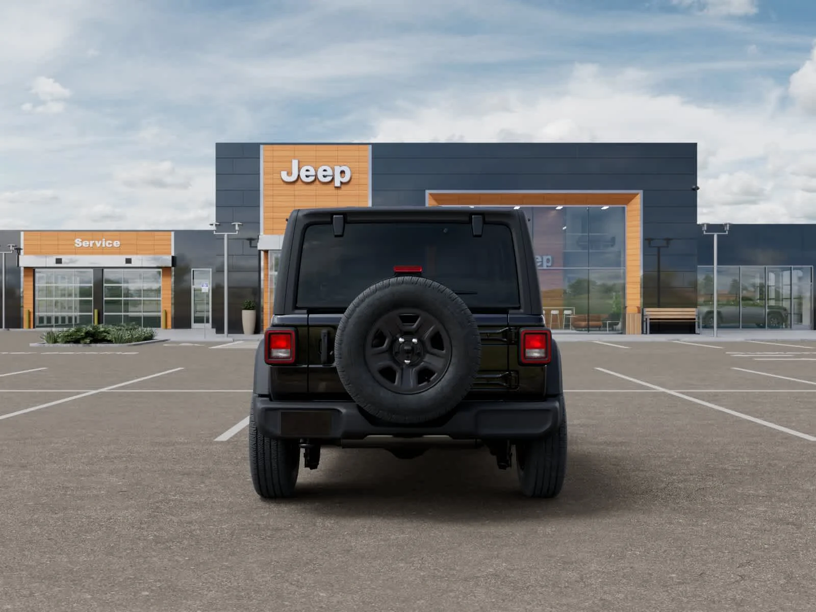 New 2026 Black Clearcoat Jeep Sport image 7