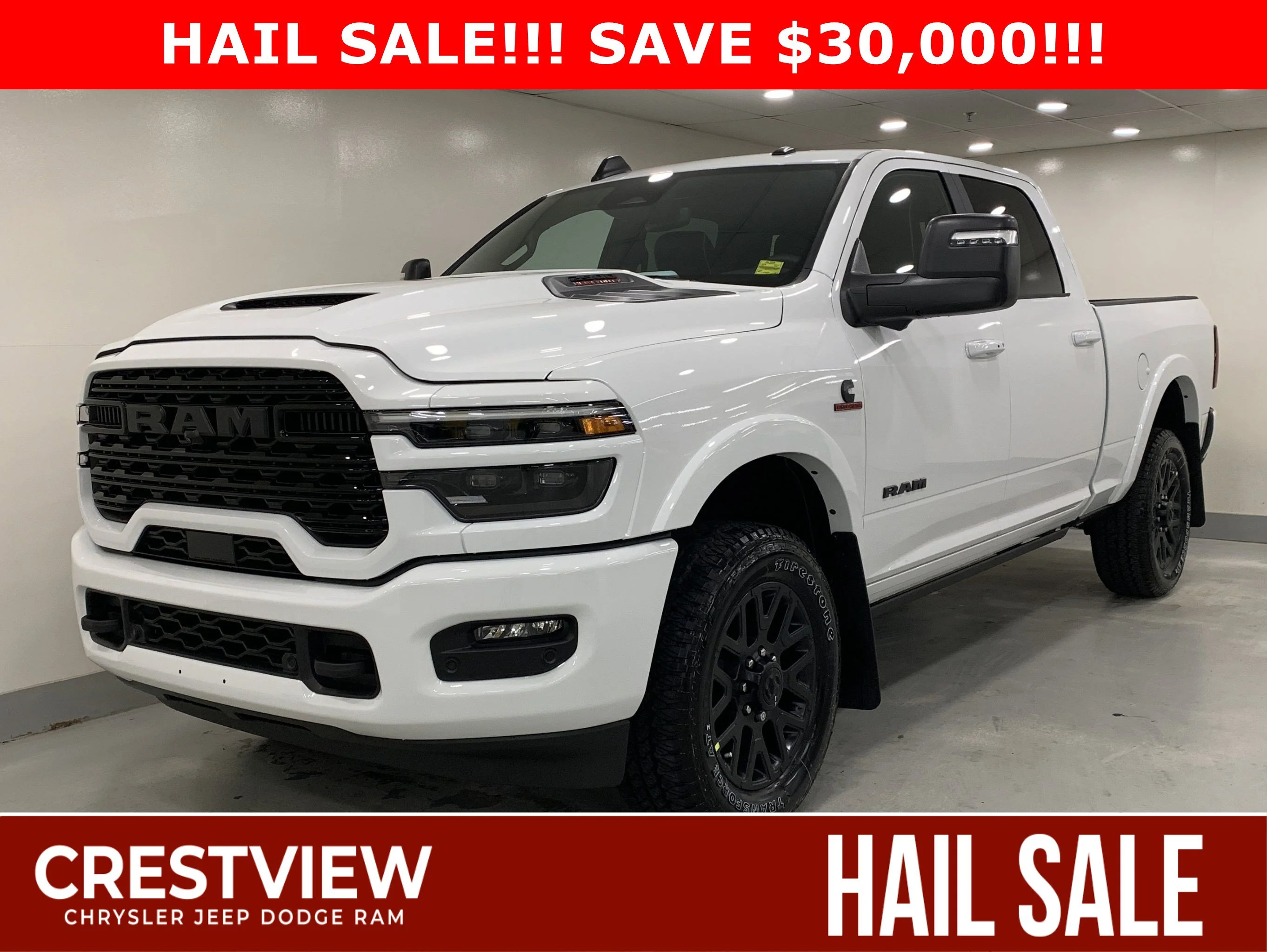 New 2026 Bright White Ram Limited image 1