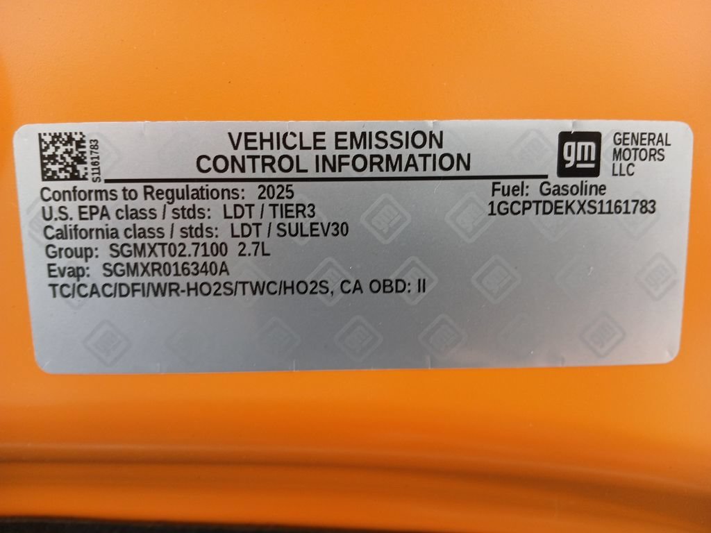 New 2025 Sunrise Orange Chevrolet Z71 image 34