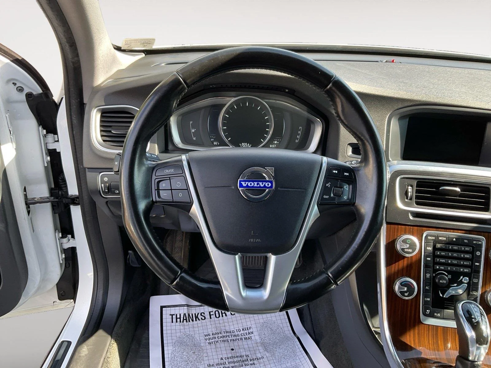 Used 2016 CRYSTAL WHITE VOLVO T5PREMIER image 12