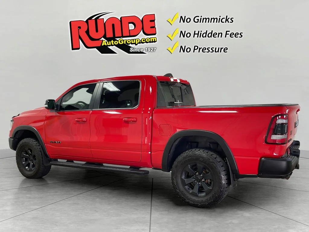 Used 2022 Flame Red Ram Rebel image 4