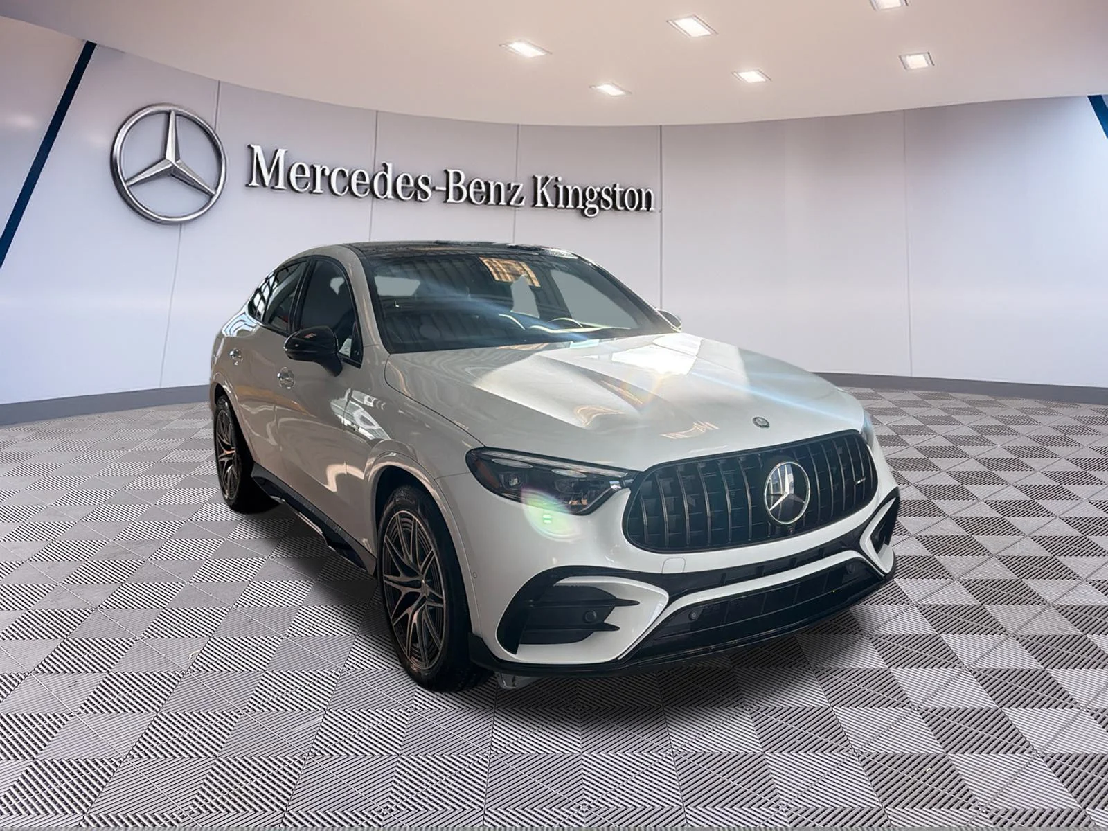 New 2026 White Mercedes-Benz AMG GLC 43 4MATIC Coupe image 1