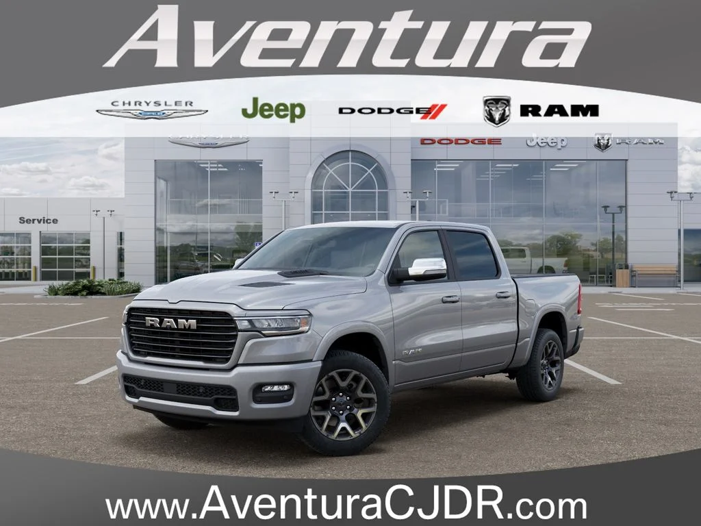 New 2026 Billet Silver Metallic Clear-Coat Exterior Paint RAM Laramie image 1