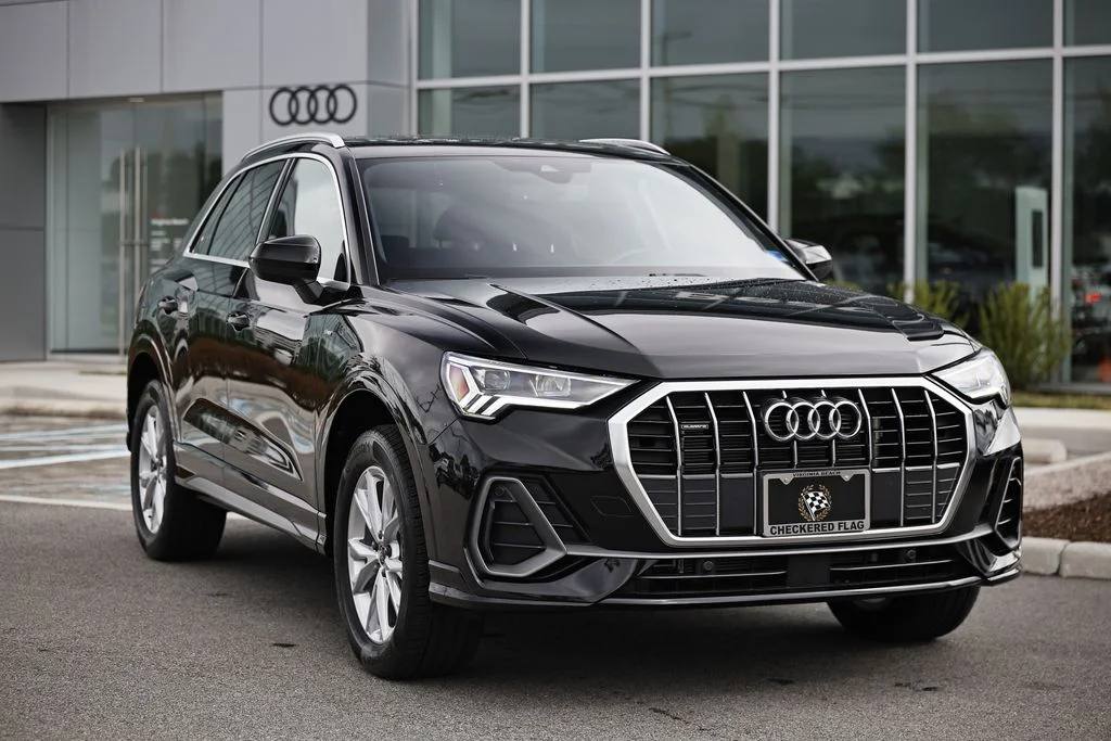 Used 2025 Black Metallic Audi Premium image 2