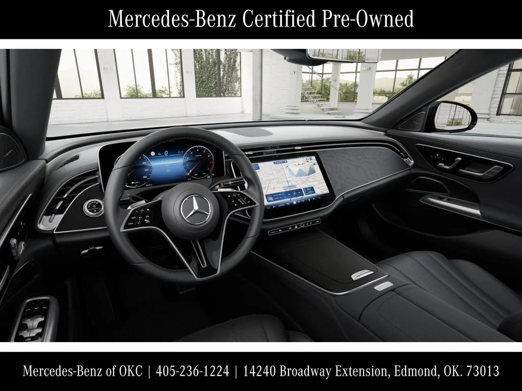 Certified Used 2025 Black Mercedes-Benz E 350 image 3