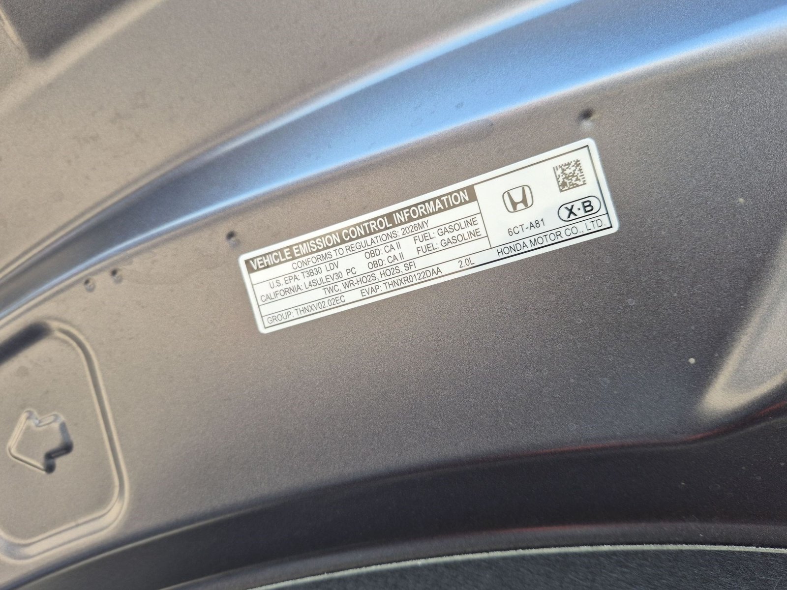 Used 2026 Modern Steel Metallic Honda LX image 24
