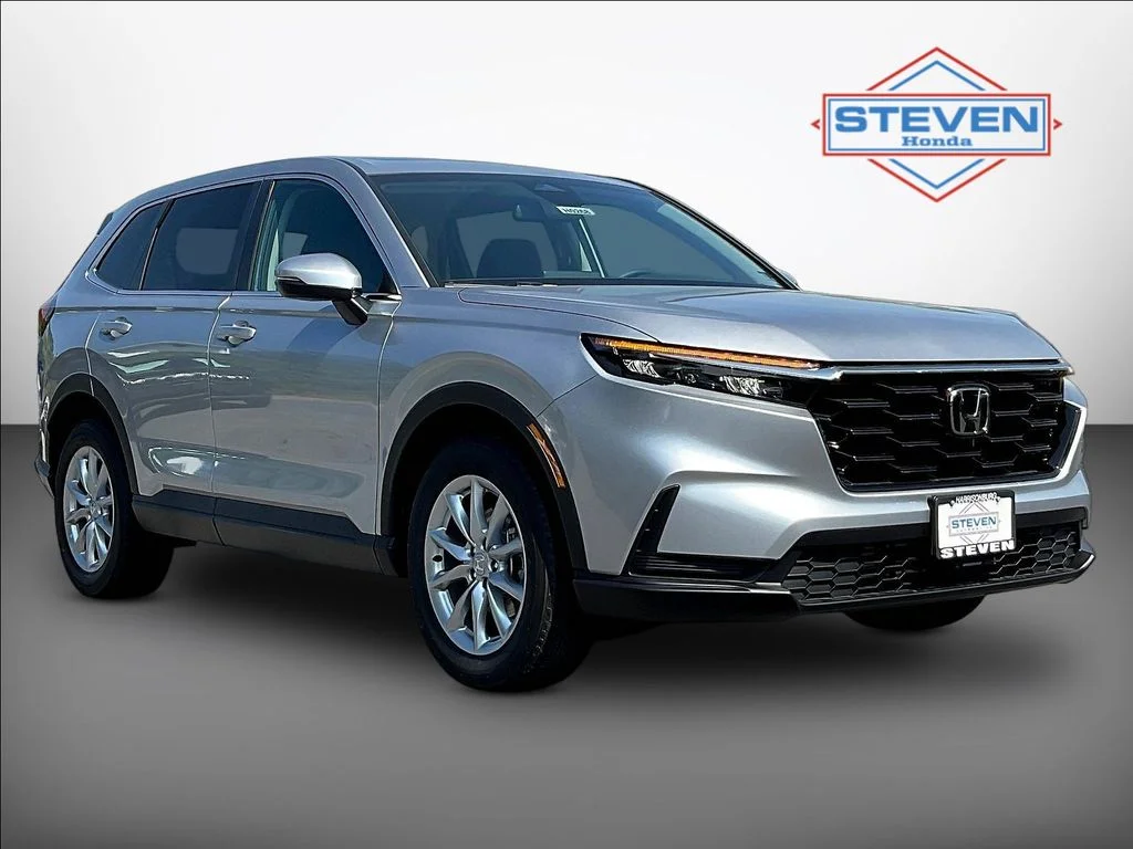 New 2026 Solar Silver Metallic Honda AWD EX image 1