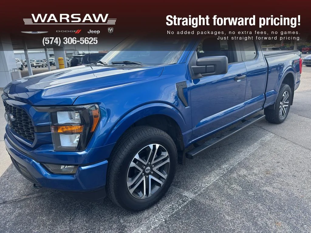 Used 2023 Atlas Blue Metallic Ford XL image 1