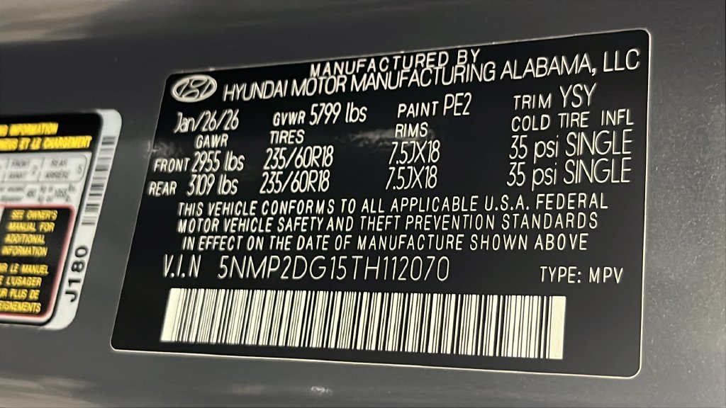 New 2026 Gray Hyundai SEL image 38