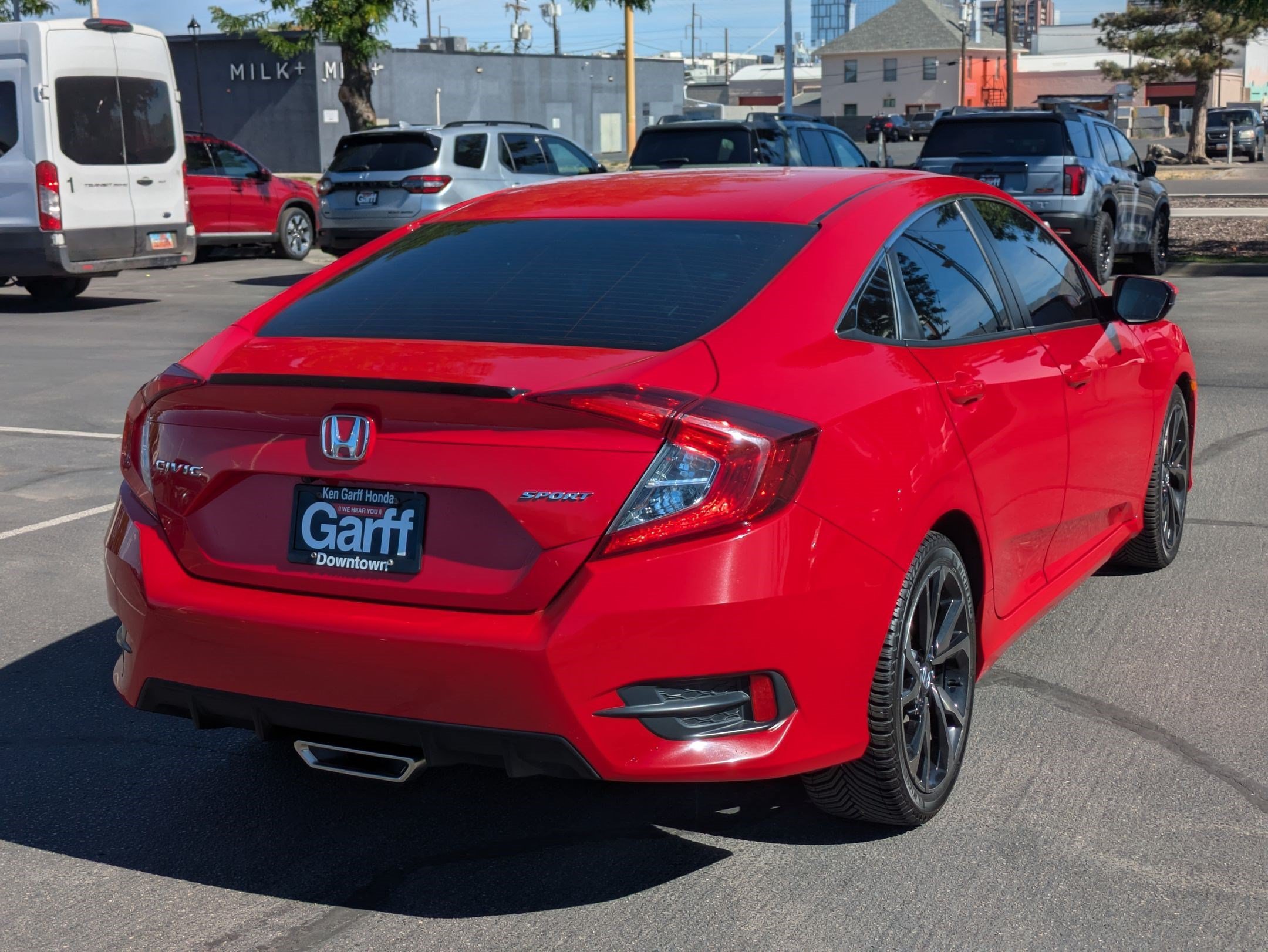 Certified Used 2021 Rallye Red Honda Sport image 3